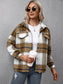 Ivy Lane Plaid Long Sleeve Shirt Jacket nicholesgifts
