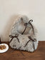 Fluffy Bow Shoulder Bag nicholesgifts