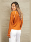 Long Raglan Sleeve Round Neck Top nicholesgifts