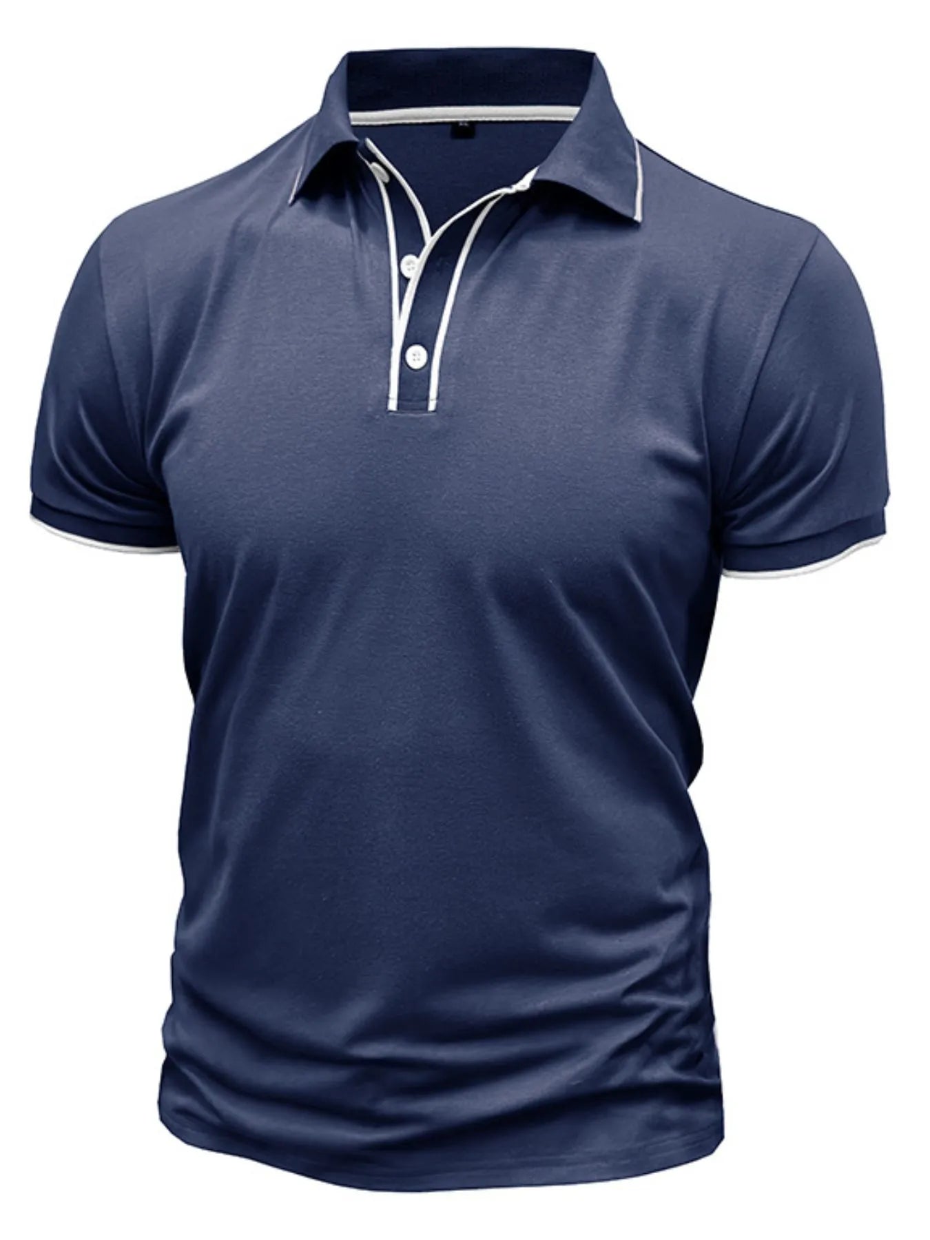 Men's Slim Fit Polo Shirt with Contrast Trim NicholesGifts