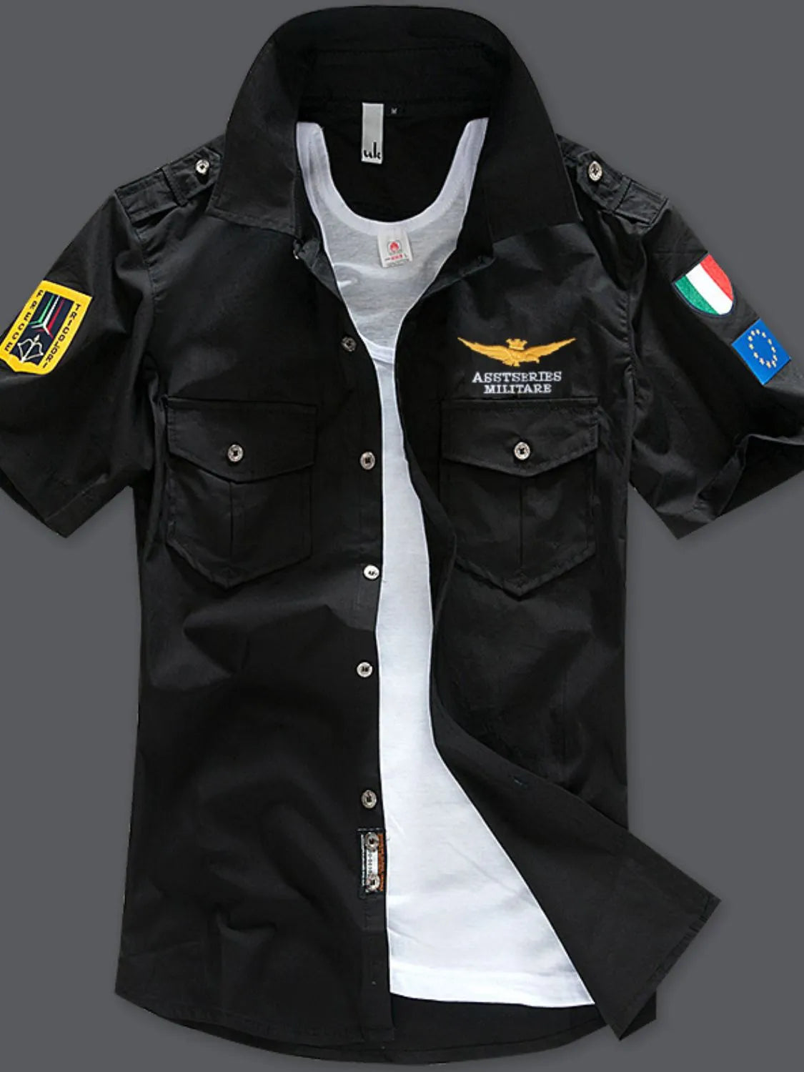 Men's Full Size Button Up Short Sleeve Shirt Plus Size NicholesGifts