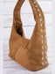 Fame Multi Rivet Studded Shoulder Bag nicholesgifts