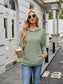 NicholesGifts Women Ribbed Drawstring Long Sleeve Hoodie nicholesgifts