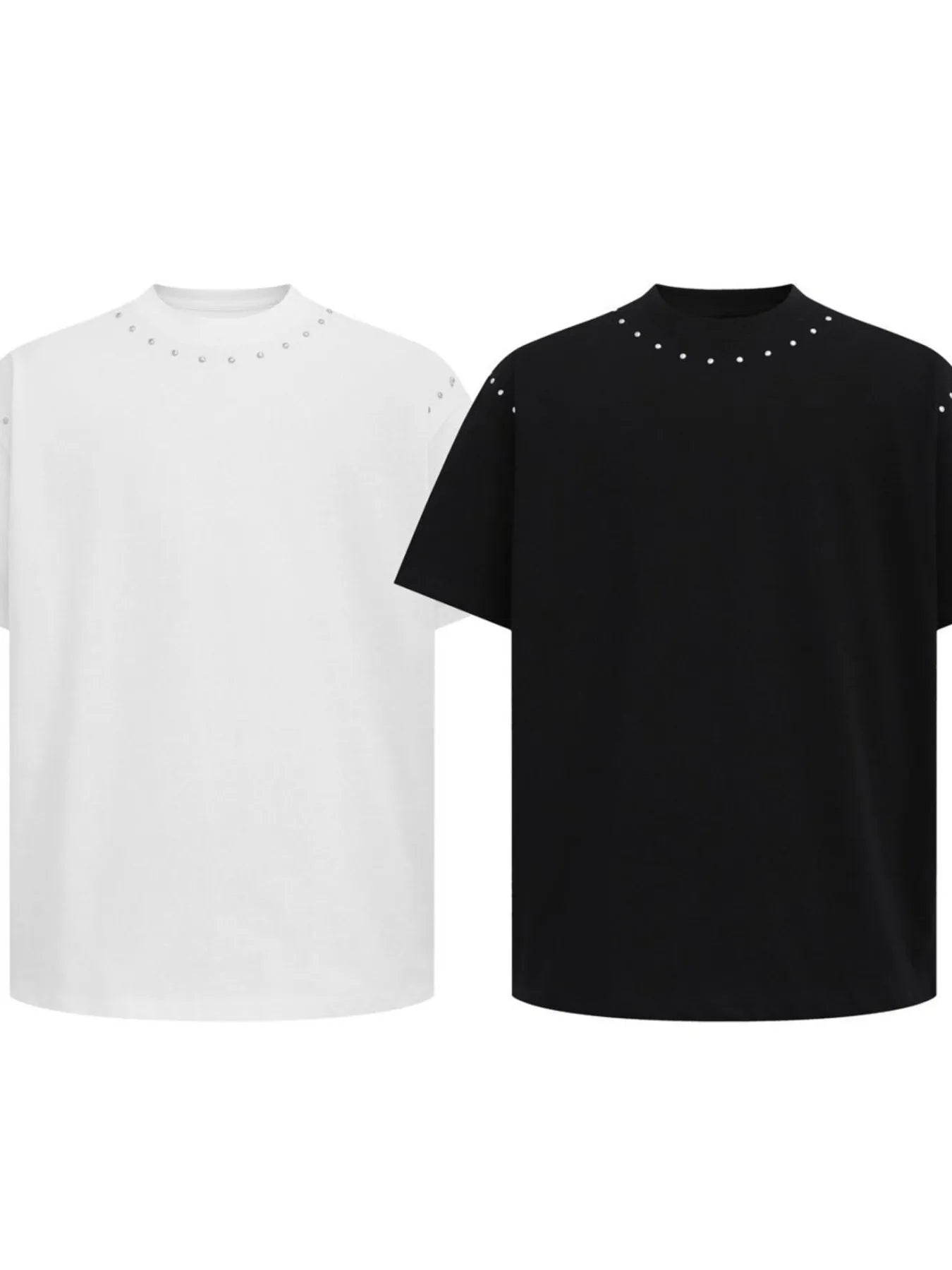 Men's Round Neck Short Sleeve T-Shirt Trendsi