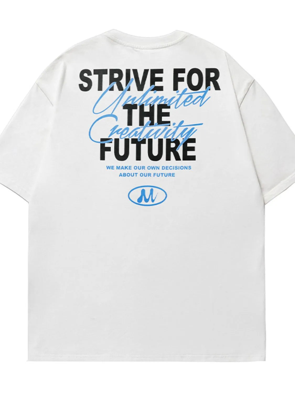 Men's Plus Size Letter Graphic Round Neck Half Sleeve T-Shirt NicholesGifts