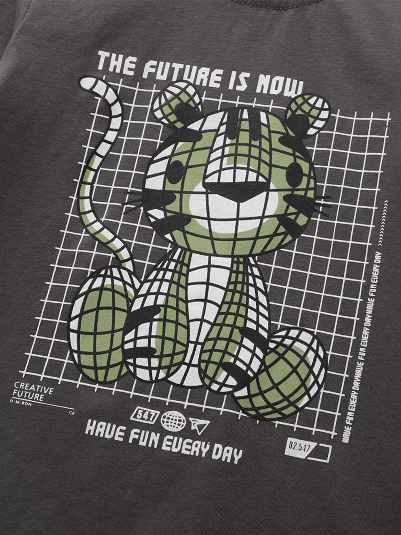 Children's Graphic Round Neck Top and Pants Set NicholesGifts