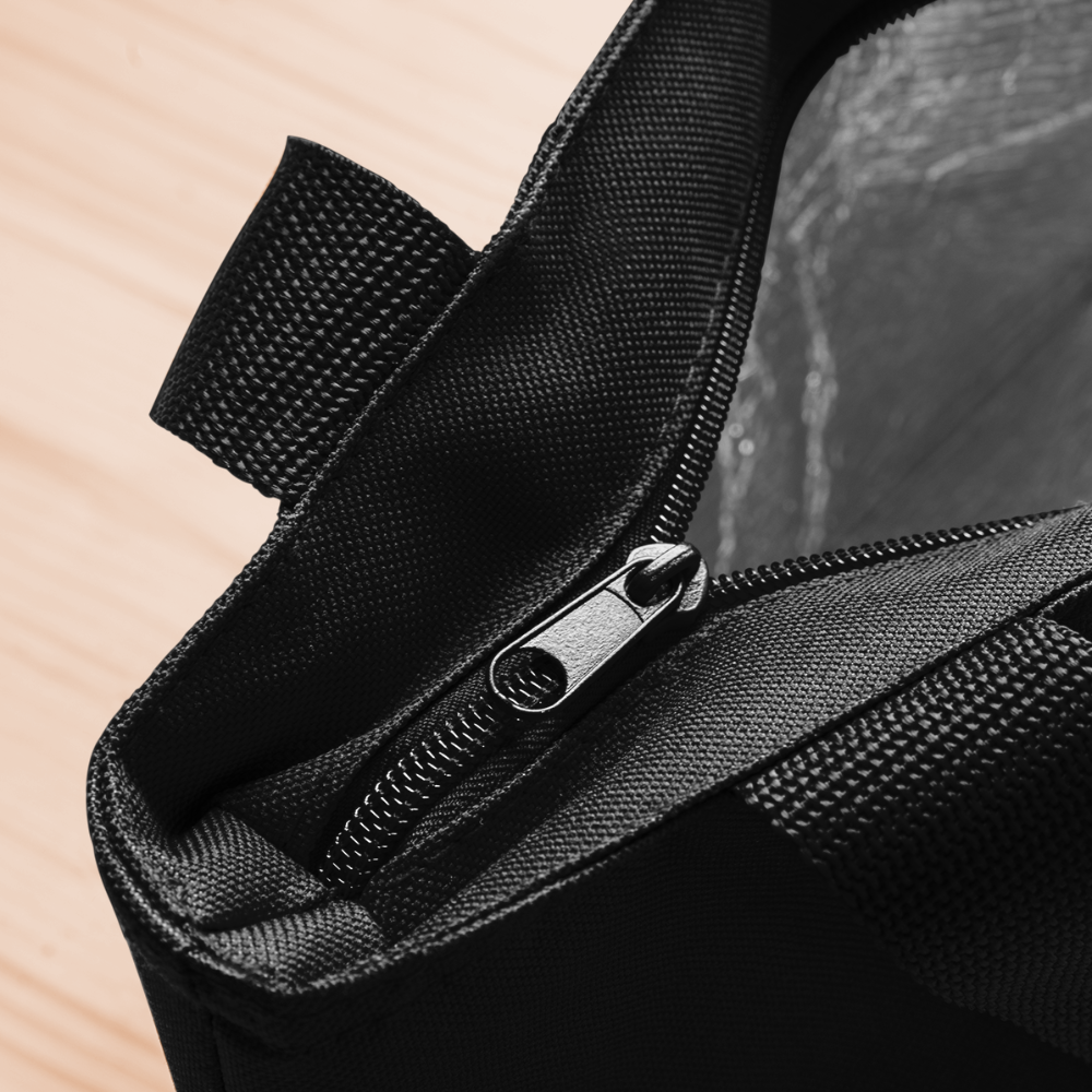 Women Cat Mama Insulated Lunch Bag - black