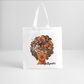 African American Women My Roots White Tote Bag Gift for Black History Month nicholesgifts