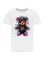 Toddler Boys Colorful Bear with Headphones Short Sleeve Crewneck T-Shirt nicholesgifts