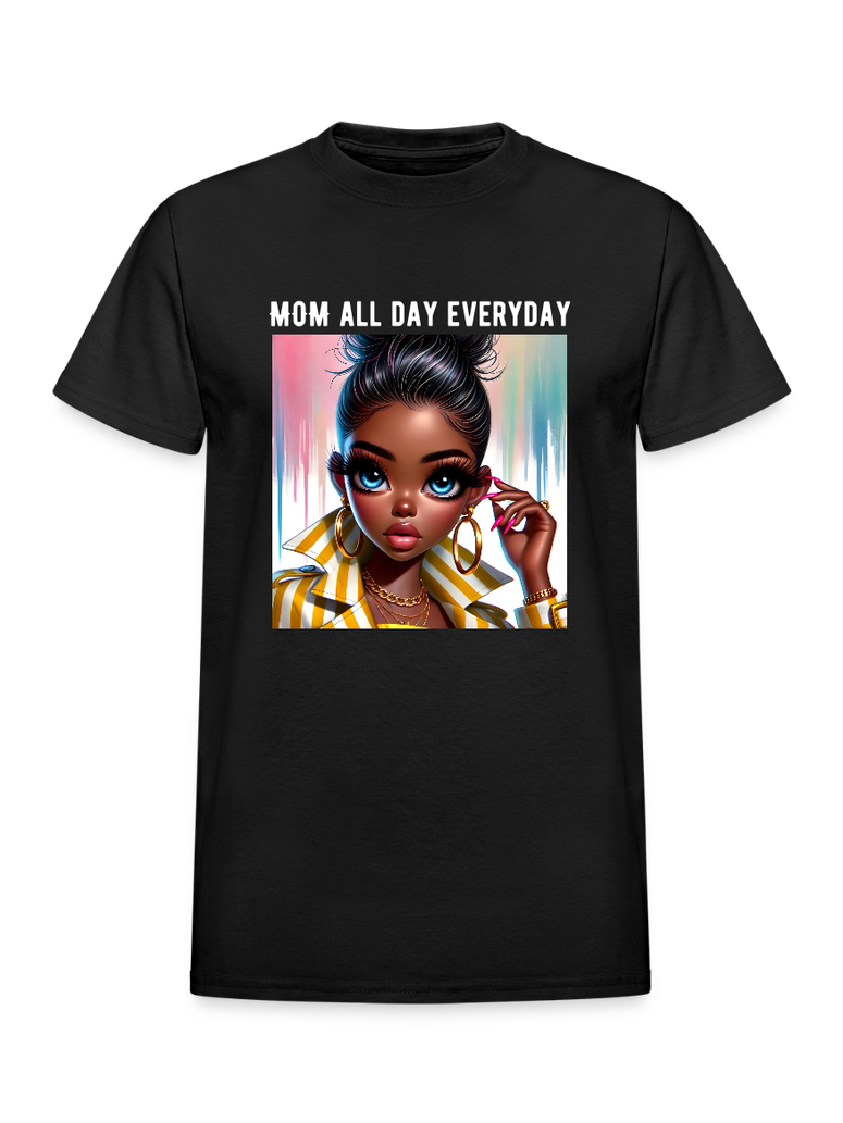 African American Women Mom All Day Everyday Mother's Day Short Sleeve Tee Shirt NicholesGifts