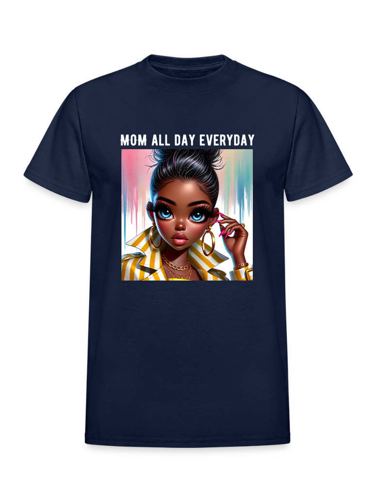 African American Women Mom All Day Everyday Mother's Day Short Sleeve Tee Shirt NicholesGifts