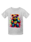 Boys Colorful Teddy Bear Short Sleeve T-Shirt nicholesgifts