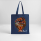 African American Women My Roots Blue Tote Bag Gift for Black History Month nicholesgifts