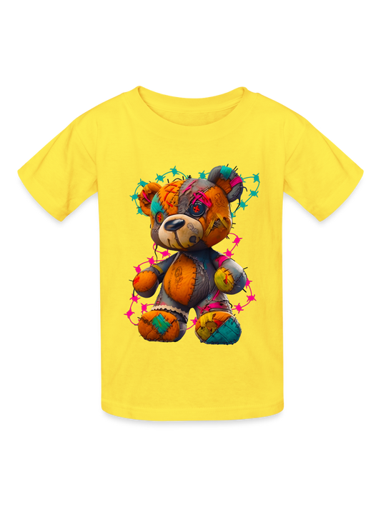 Boys Multicolor Teddy Bear Short Sleeve T-Shirt