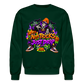 Men No Tricks Just Drip Halloween Crewneck Sweatshirt - forest green