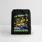 Toddler Boys I'm Ready To Crush Kindergarten Drawstring Bag Back To School - black