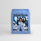 African American Toddler Girls School Rocks Blue Cotton Drawstring Bag For Back To School - carolina blue