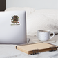 African American Women Army Veteran Life Sticker - white matte