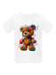 Boys Multicolor Teddy Bear Short Sleeve T-Shirt nicholesgifts