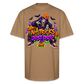 Men No Tricks Just Drip Oversized Halloween Short Sleeve T-Shirt - khaki
