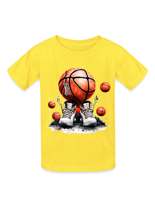 Boys Basketball Short Sleeve T-Shirt nicholesgifts