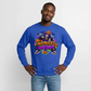 Men No Tricks Just Drip Halloween Crewneck Sweatshirt - royal blue