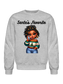 African American Women Santa's Favorite Crewneck Christmas Sweatshirt nicholesgifts