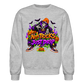 Men No Tricks Just Drip Halloween Crewneck Sweatshirt - heather gray