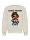 African American Women Santa's Favorite Crewneck Christmas Sweatshirt nicholesgifts