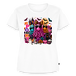 Women’s Halloween Ghost Spooky Vibes Short Sleeve T-Shirt - white
