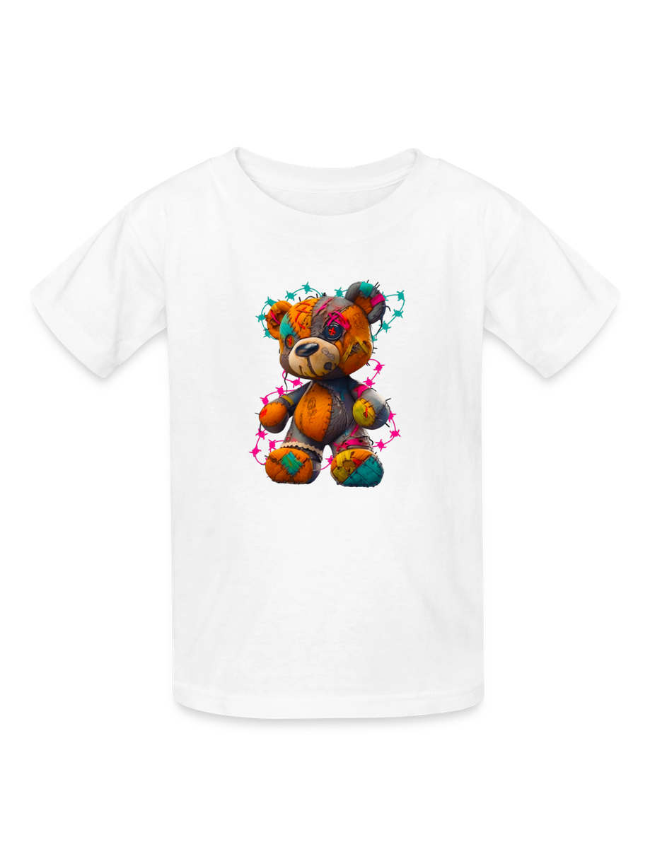 Boys Multicolor Teddy Bear Short Sleeve T-Shirt nicholesgifts