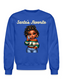 African American Women Christmas Santa's Favorite Crewneck Sweatshirt nicholesgifts
