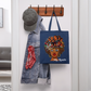 African American Women My Roots Blue Tote Bag Gift for Black History Month nicholesgifts