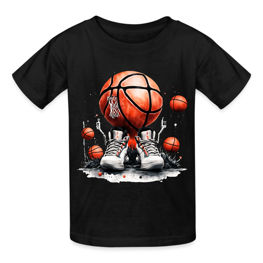 Boys Basketball Short Sleeve T-Shirt NicholesGifts