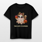 Girls Halloween Ghost Too Cute To Spook Short Sleeve T-Shirt - black