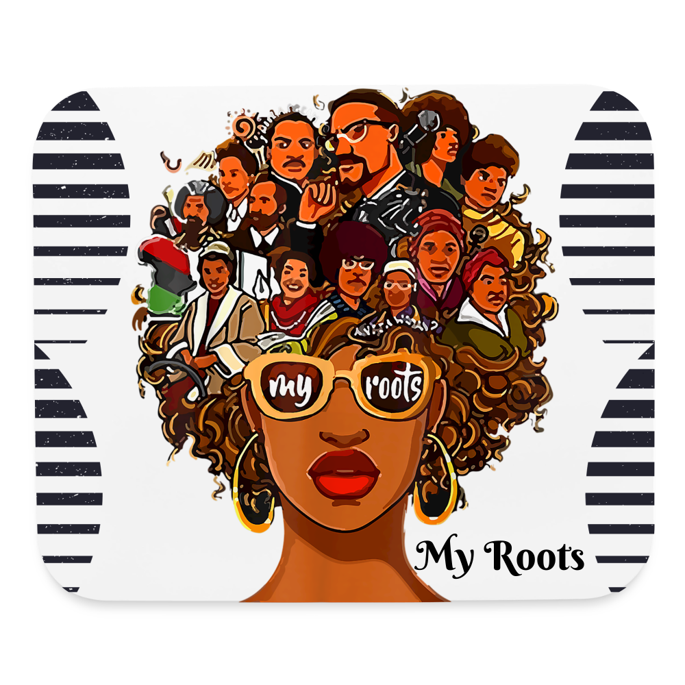 African American Women My Roots Mouse Pad Gift for Black History Month nicholesgifts