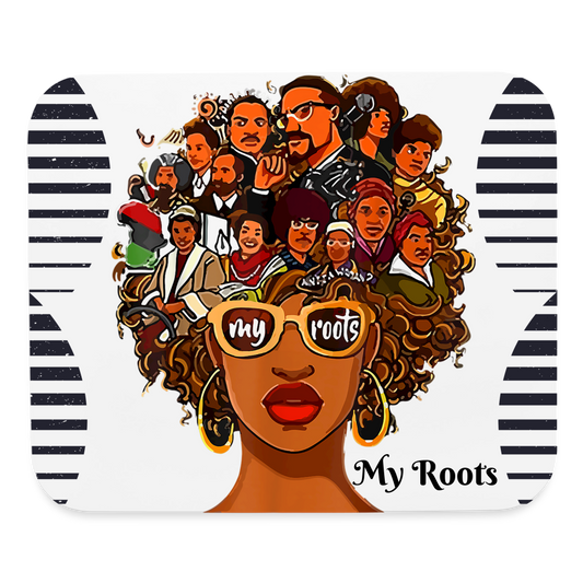 African American Women My Roots Mouse Pad Gift for Black History Month nicholesgifts