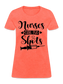 Nurses Call The Shots Women's Short Sleeve T-Shirt nicholesgifts