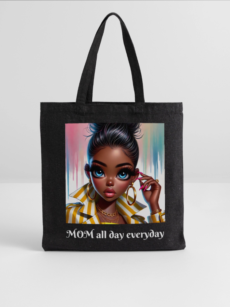 African American Women Mom All Day Everyday Mother's Day Tote Bag NicholesGifts