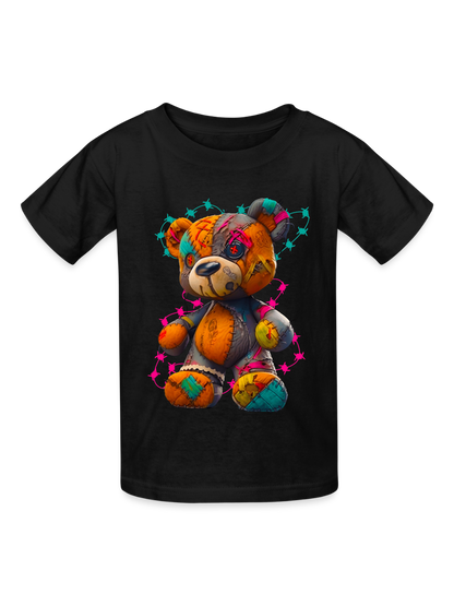 Boys Multicolor Teddy Bear Short Sleeve T-Shirt nicholesgifts