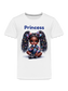 African American Toddler Girls Princess Short Sleeve T-Shirt nicholesgifts