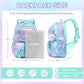 Girls Backpack,School Bag for Kids,Primary,Elementary,Teen Ages 6-15 Girls Bookbag,Students Kawaii Backpack Blue Mermaid