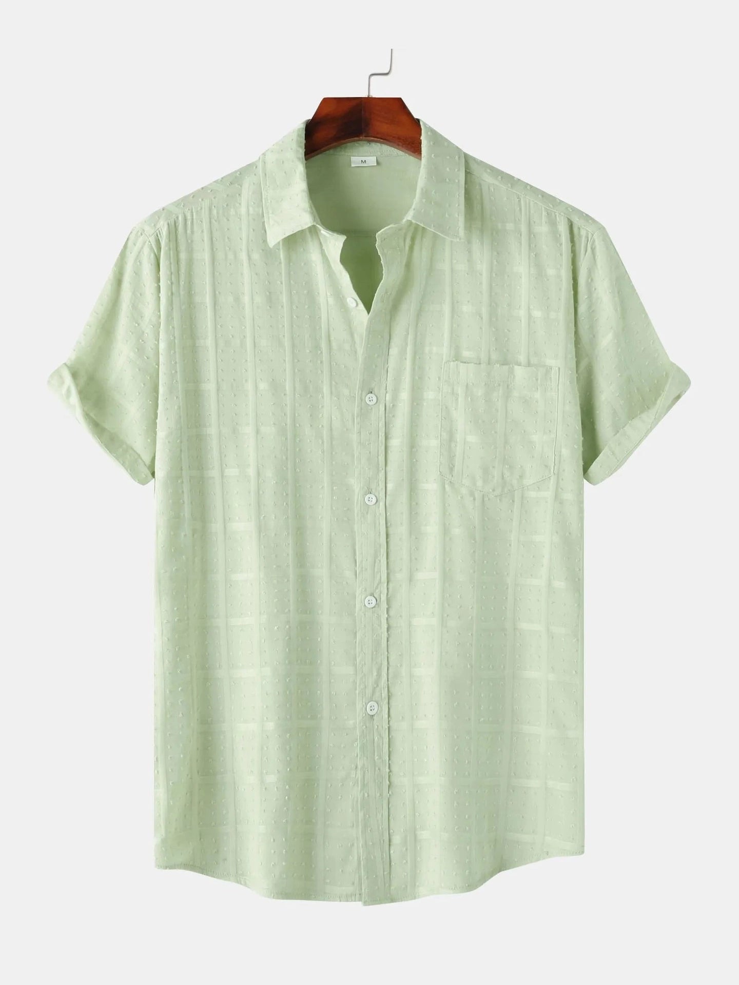 Men's Casual Short Sleeve Button Down Shirt NicholesGifts