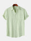 Men's Casual Short Sleeve Button Down Shirt nicholesgifts