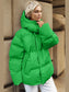 Pocketed Zip Up Hooded Puffer Jacket nicholesgifts