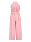 Cutout Tied Pleated Sleeveless Jumpsuit nicholesgifts