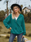 Zip Up Drawstring Long Sleeve Hooded Jacket nicholesgifts