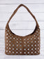 Fame Multi Rivet Studded Shoulder Bag nicholesgifts