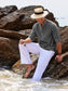 Men's Full Size Half Button Long Sleeve Shirt nicholesgifts