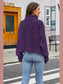 Turtleneck Cable-Knit Long Sleeve Sweater nicholesgifts